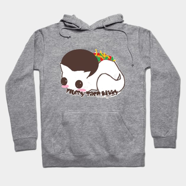 Fluffy Taco Kitty Hoodie by VALMEZA602